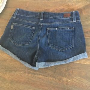 Paige denim jean cut off shorts size 25